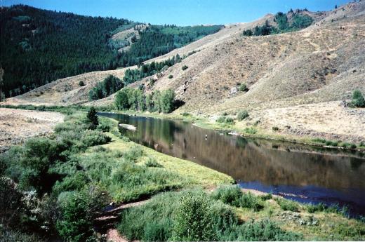 The North Platte near where we met Kyle and Jim over 20 years ago.